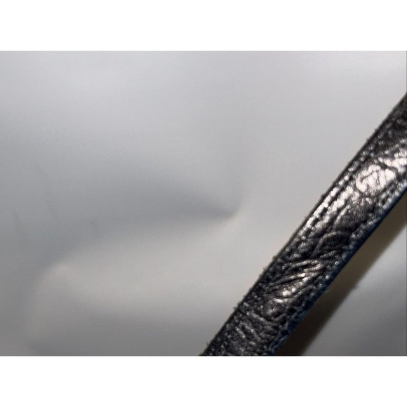 Lauren Ralph Lauren Vintage Black Nylon Baguette Bag With Shoulder Strap - Picture 13 of 16